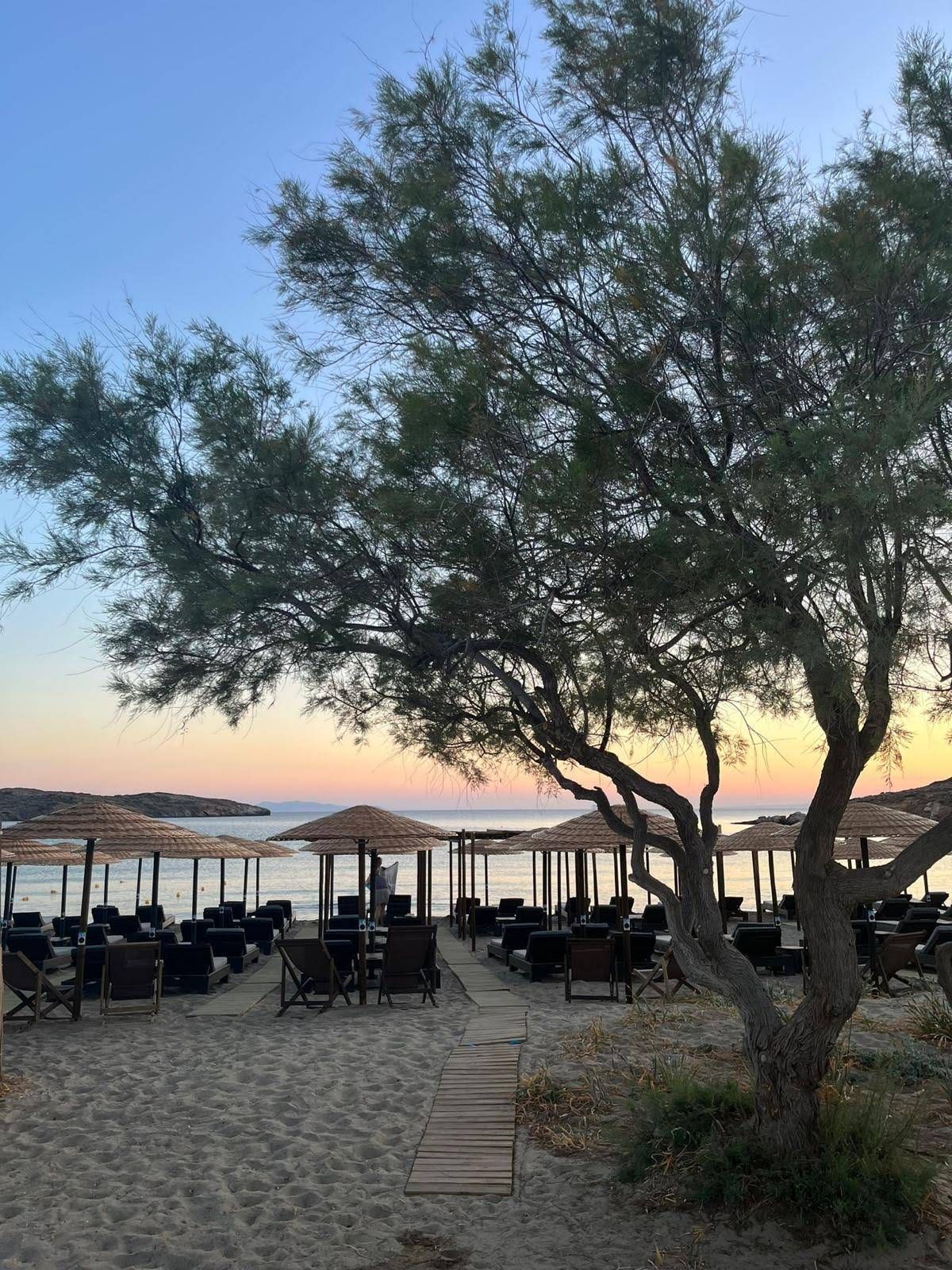 Agapathos beach sunset