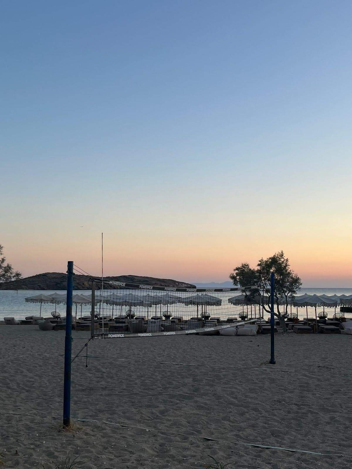 Agapathos beach volleyball court